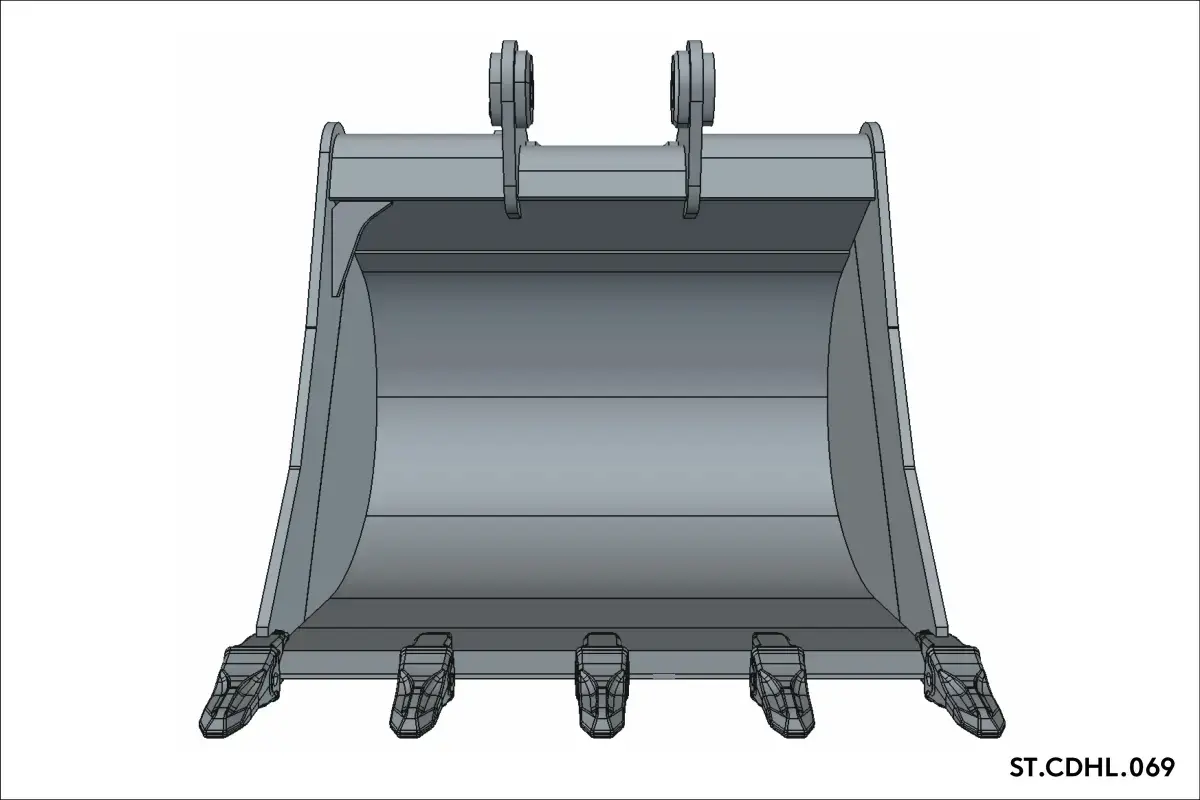 GD Excavator bucket PIN-ON-CB-1.8-1423-T