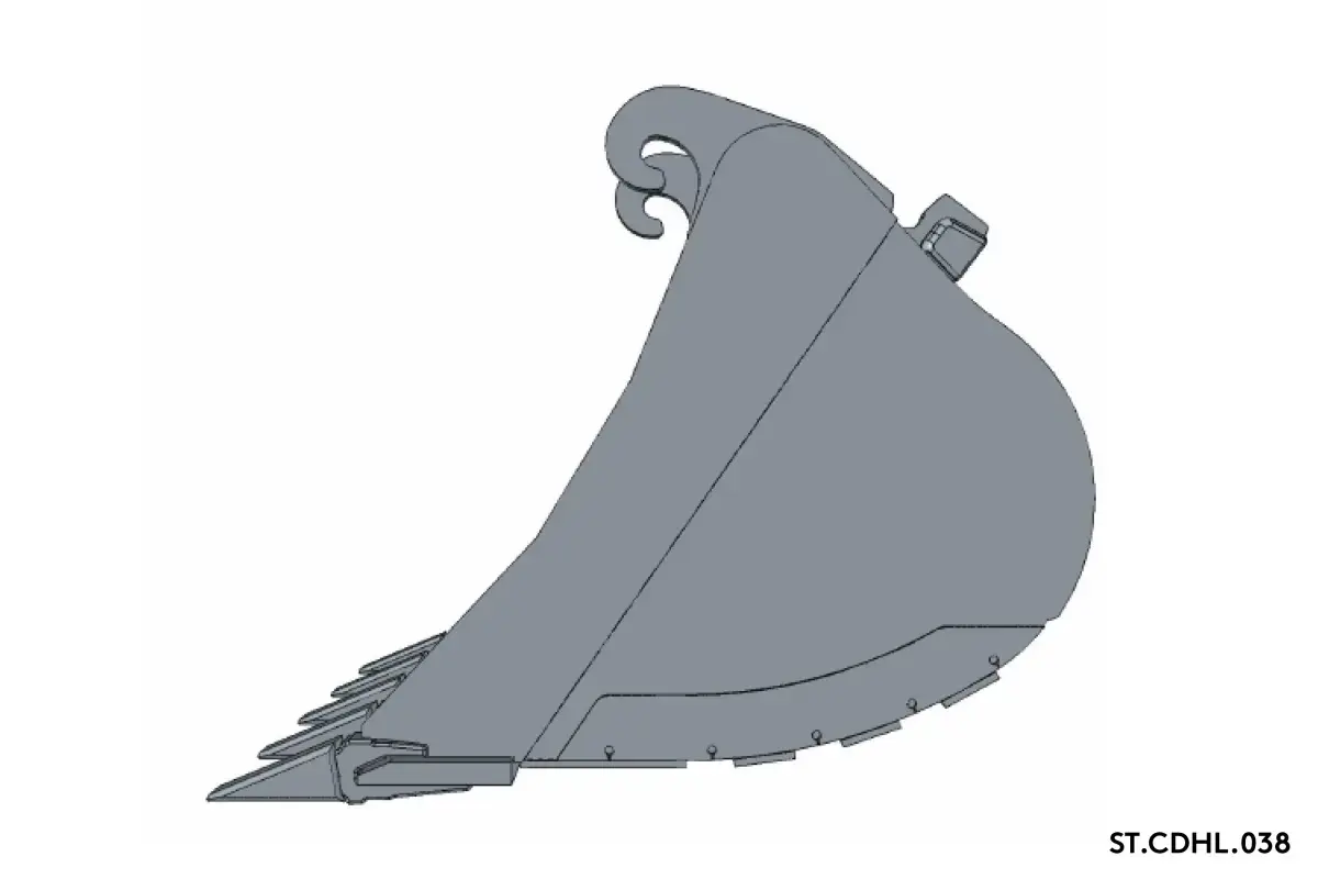 Light Duty Excavator bucket CW40-1.2-1200-T