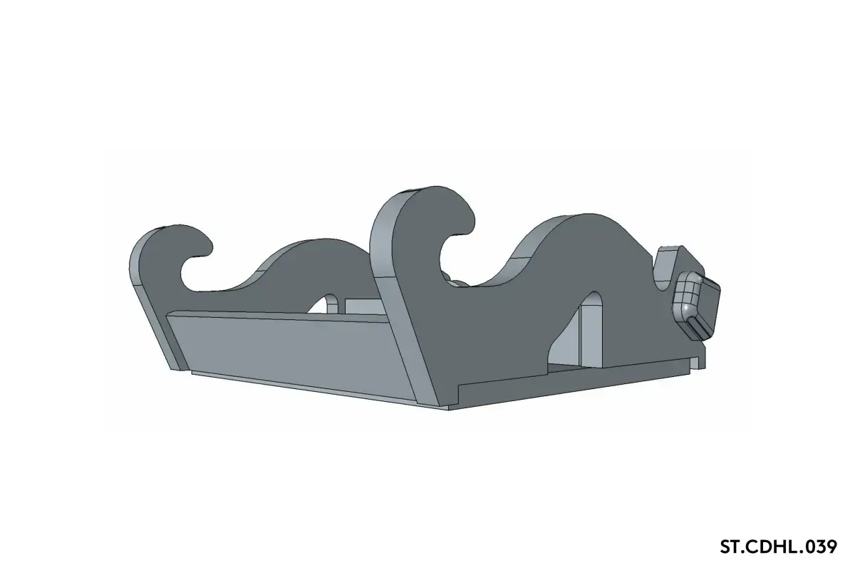 CW40 Adapter plate with mounting hole pattern