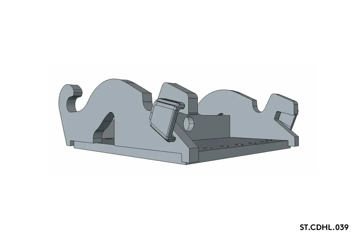CW40 Adapter plate with mounting hole pattern