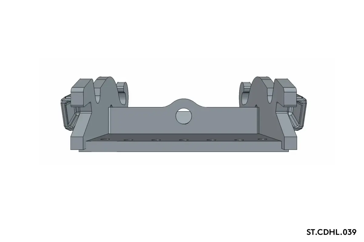 CW40 Adapter plate with mounting hole pattern