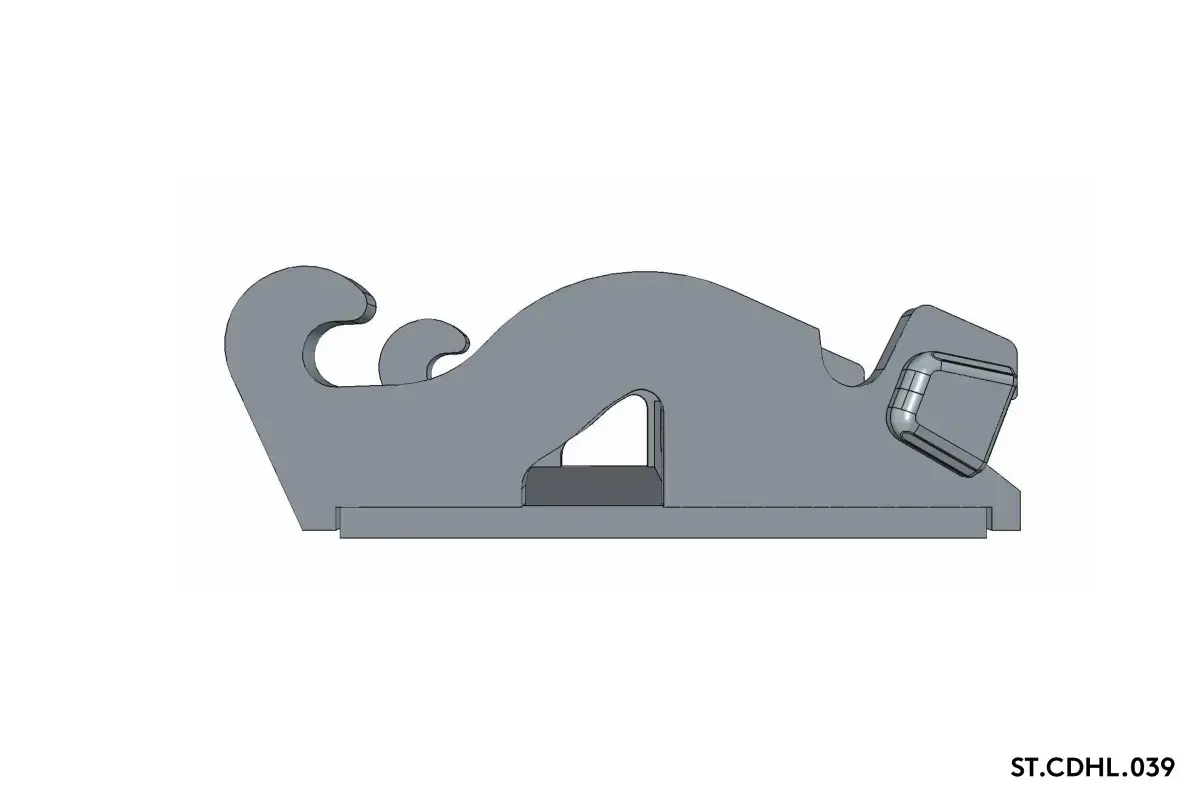 CW40 Adapter plate with mounting hole pattern