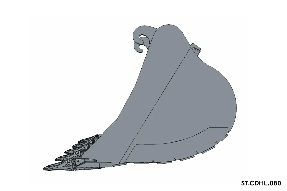Light Duty Excavator bucket CW40-1.82-1500-T