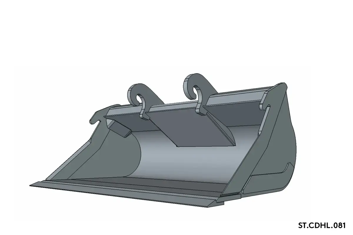 0° Grading Bucket for Engcon Tiltrotators CW40-0.8-1800