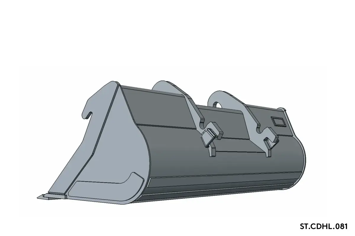 0° Grading Bucket for Engcon Tiltrotators CW40-0.8-1800