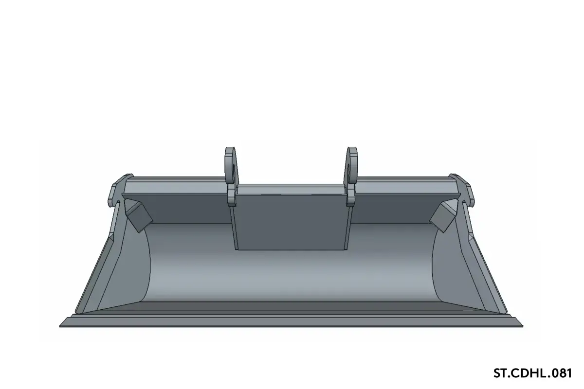 0° Grading Bucket for Engcon Tiltrotators CW40-0.8-1800