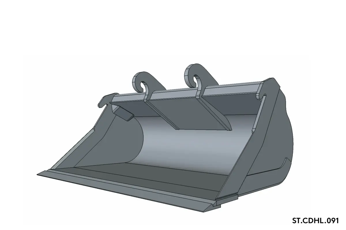0° Grading Bucket for Engcon Tiltrotators CW40-1.0-1800