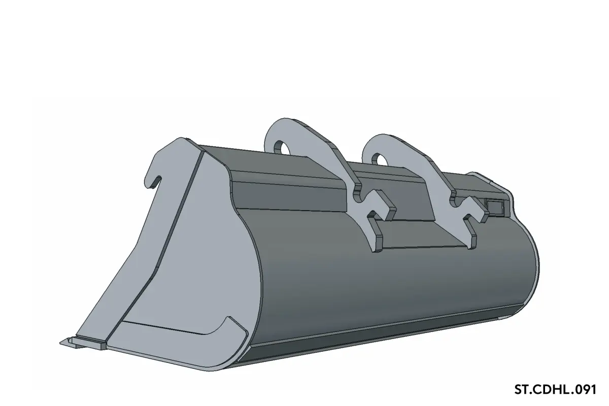 0° Grading Bucket for Engcon Tiltrotators CW40-1.0-1800