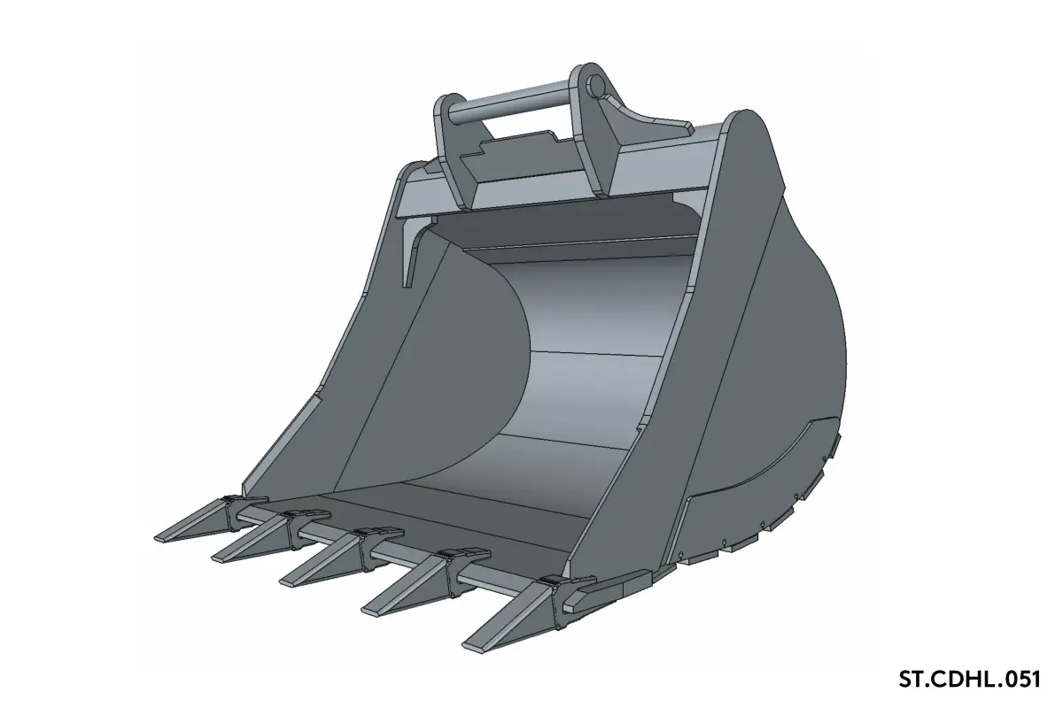 GD Excavator bucket 4-OQ70/55-1.4-1400-T