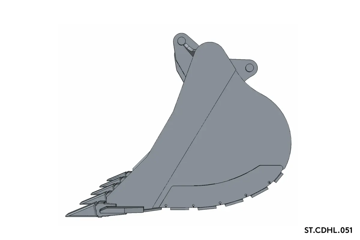 GD Excavator bucket 4-OQ70/55-1.4-1400-T