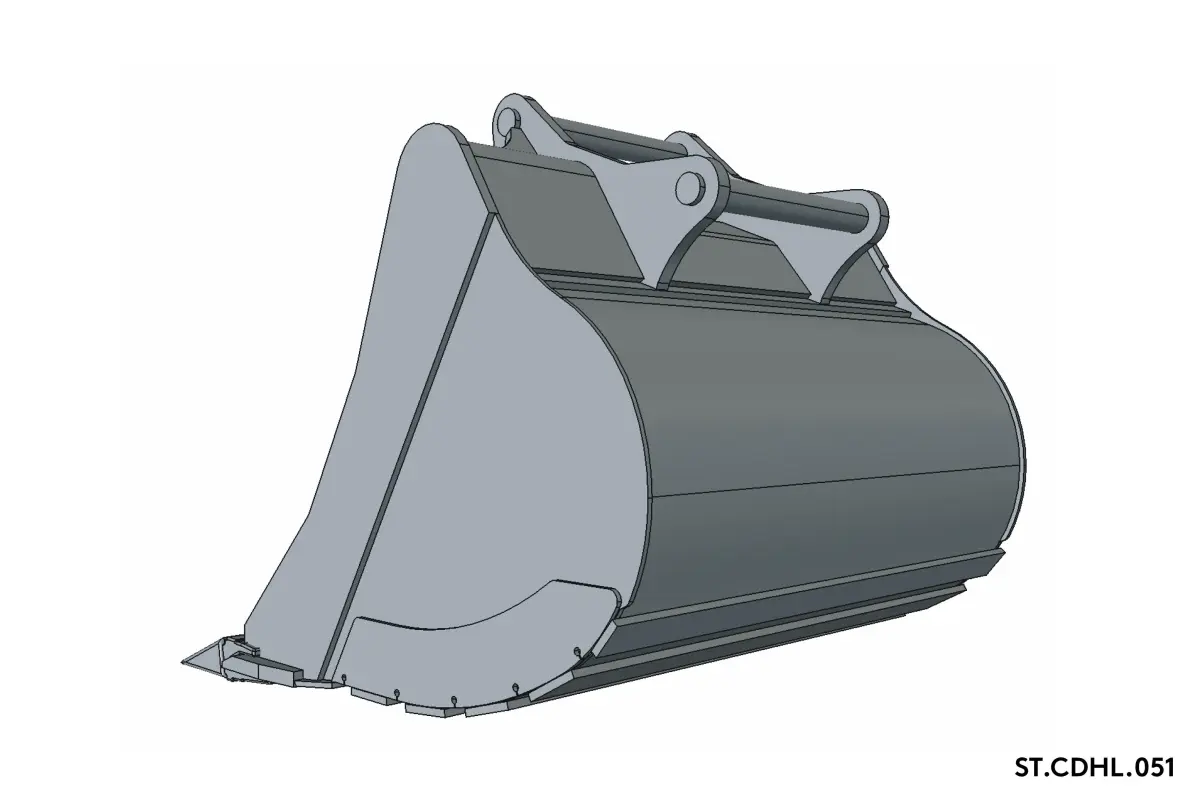 GD Excavator bucket 4-OQ70/55-1.4-1400-T